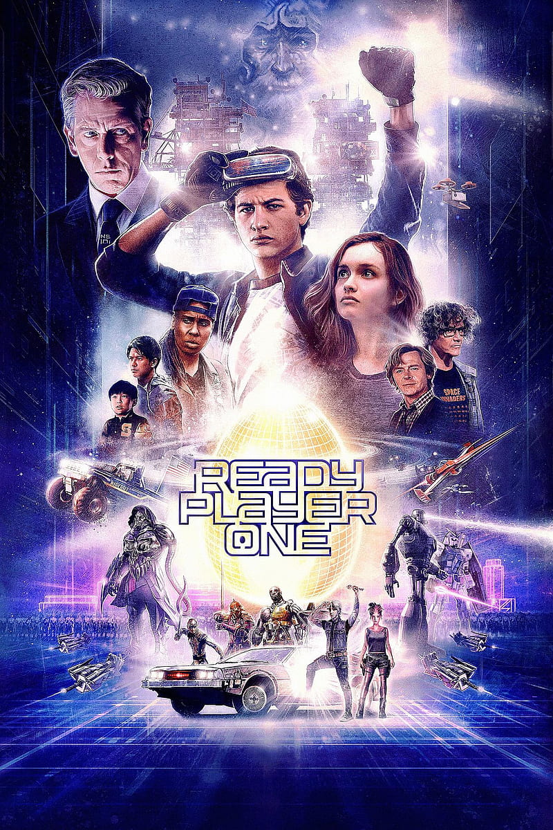 Ready Player One, 2018, action, adventure, movie, poster, sci-fi, steven spielberg, HD phone wallpaper