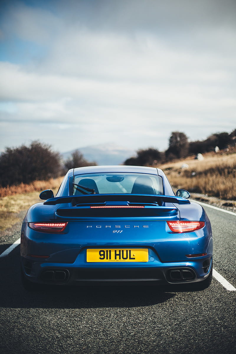 Blue Porsche 911, 7itech, car, carros, muscle, HD phone wallpaper