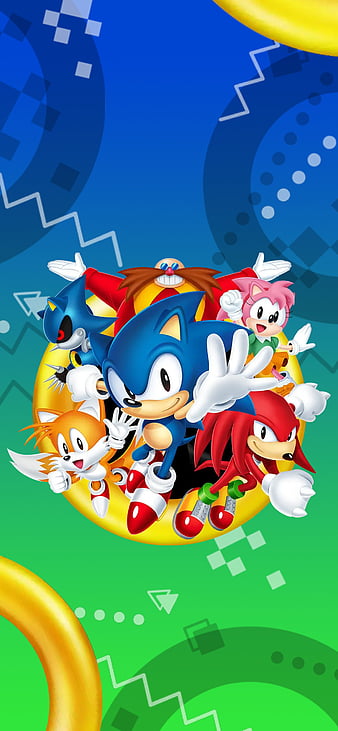 retro sonic wallpaper