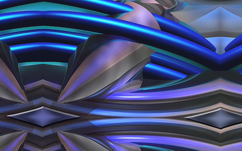 Abz 98 Abstract Blue 3d And Cg Hd Wallpaper Peakpx