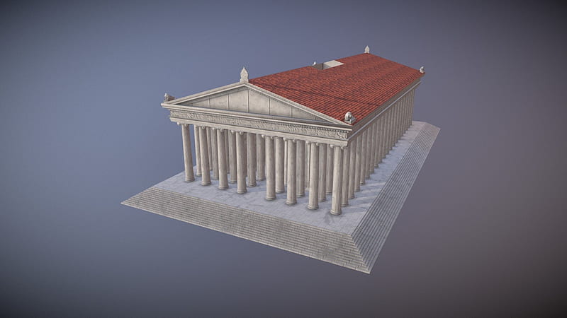 Temple of Artemis - 3D model by WelsEvil [81923b6], HD wallpaper