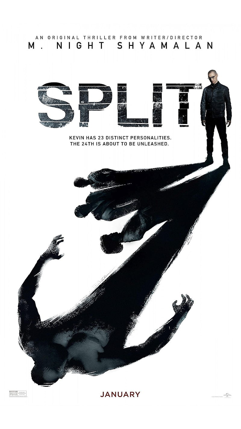 Split 2016, 2016, movie, poster, split, HD phone wallpaper