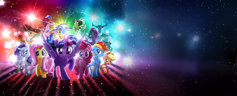 My Little Pony, My Little Pony: The Movie, Twilight Sparkle, Pinkie Pie,  Fluttershy (My Little Pony), HD wallpaper | Peakpx