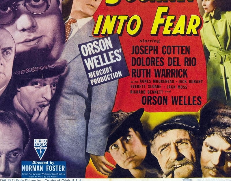 Classic Movies - Journey Into Fear (1943), Classic Movies, Orson Welles, Joseph Cotton, Agnes Moorhead, Journey Into Fear, HD wallpaper