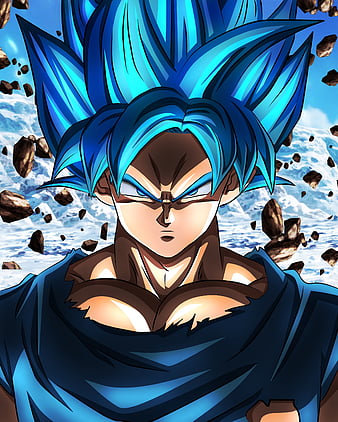 Vegeta x Goku, blue, drip, green, movie, snow, HD phone wallpaper