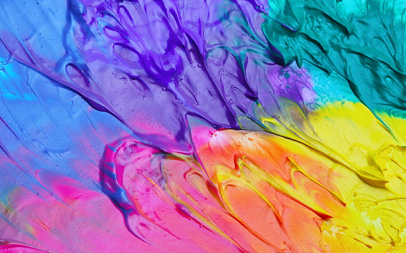 Colorful Paint Splash Abstract , abstract, paint, colorful, splash, HD wallpaper
