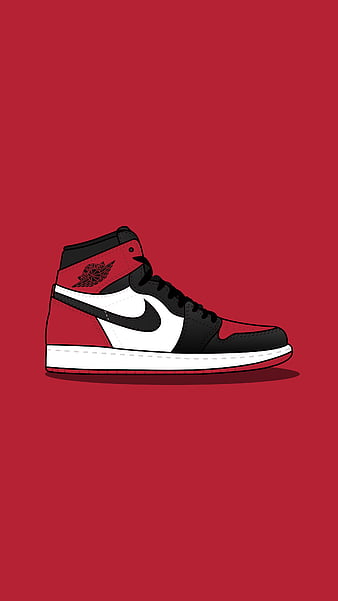 Air Jordan 1, hypebeast, nike, offwhite, red, shoes, sneakers, supreme, HD phone wallpaper