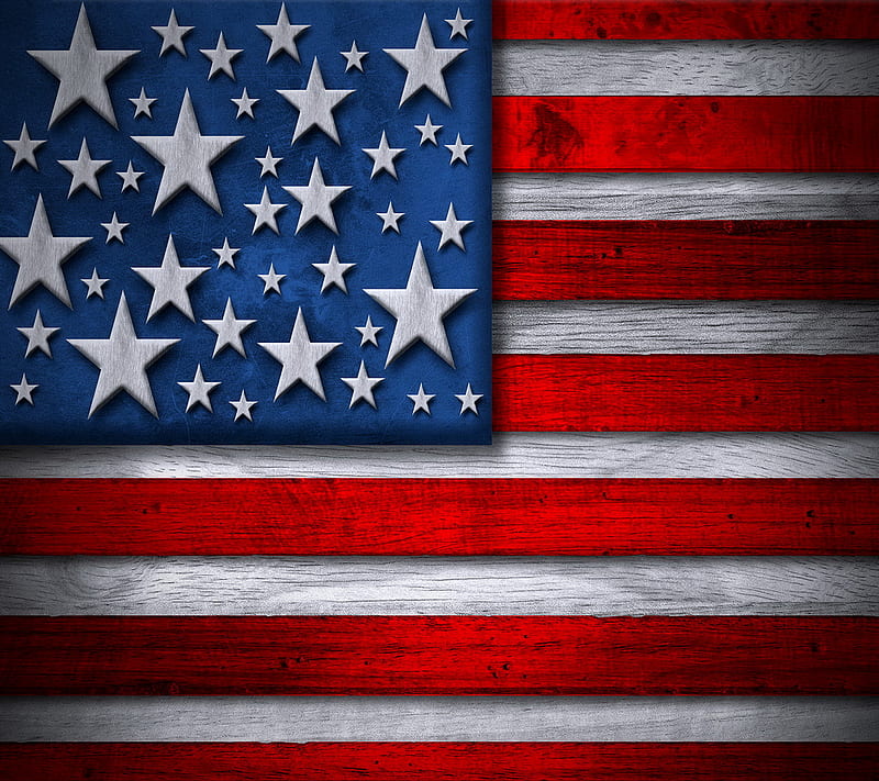 Grunge Usa Flag, flag, grunge, stars, stripes, usa, HD wallpaper