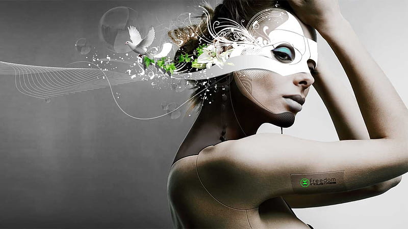 Dom Industries Fantasy Model Advertisment Dove Mask Factory Android Hd Wallpaper Peakpx