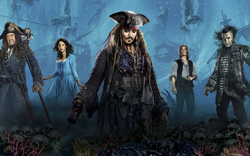 Pirates Of The Caribbean Dead Men Tell No Tales , pirates-of-the-caribbean-dead-men-tell-no-tales, pirates-of-the-caribbean, 2017-movies, skull, HD wallpaper