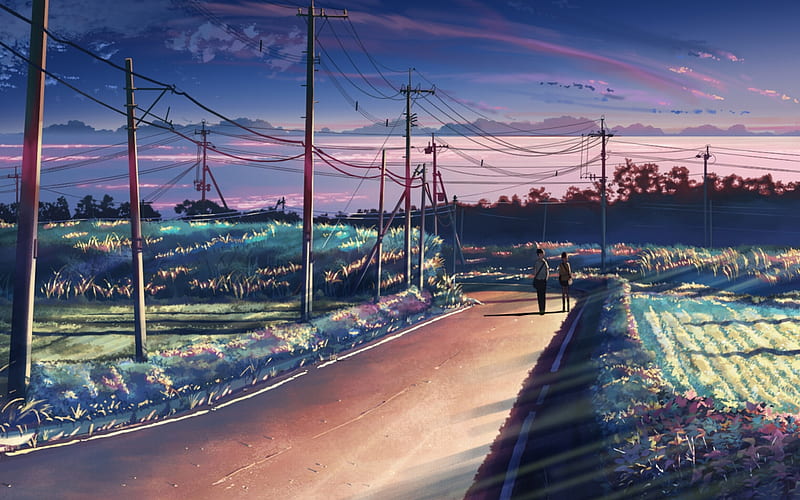 afternoon, 5 centimeters per second, anime other, HD wallpaper