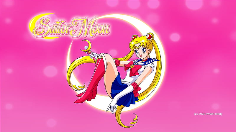 sailor moon pink, anime, usagi, sailormoon, cute, serena, pink, HD wallpaper