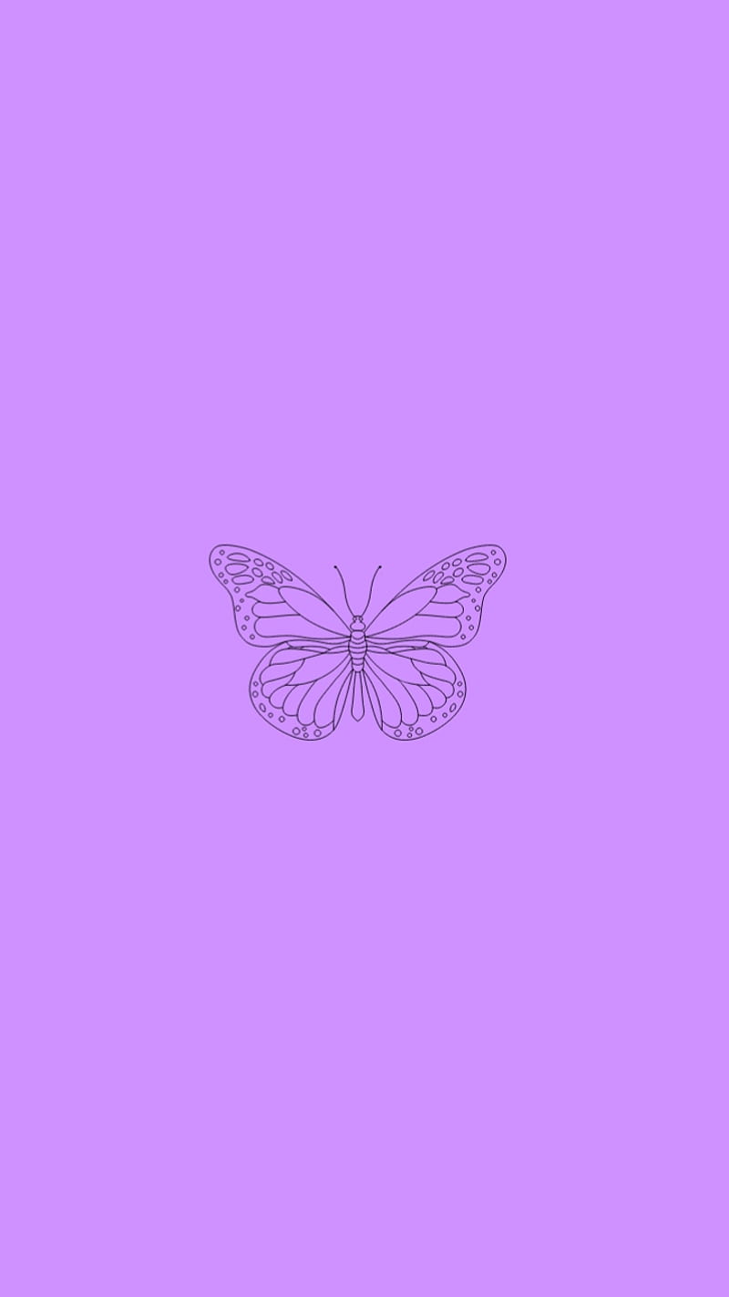 Morado, butterfly, desenho, background, purple, HD phone wallpaper | Peakpx