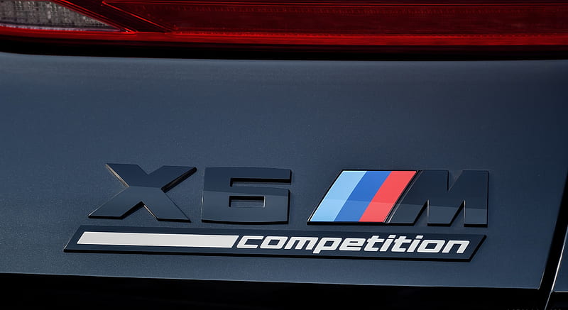 2020 BMW X6 M Competition - Badge , car, HD wallpaper
