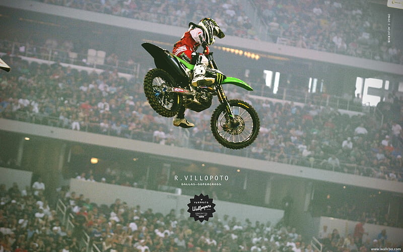 2011 Supercross Dallas stations-driver Ryan Villopoto, HD wallpaper