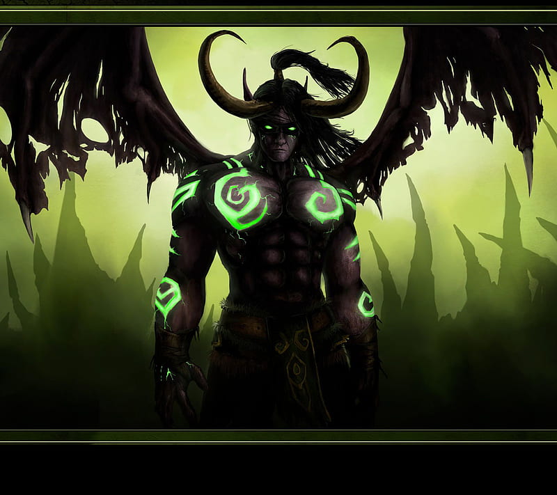 Illidan Warcraft, legion, world of warcraft, wow, HD wallpaper