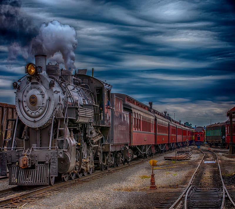 steam locomotives, HD wallpaper