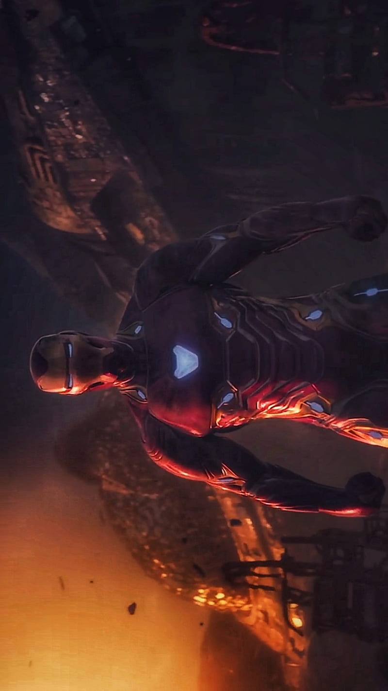 Iron Man, avengers, endgame, infinity war, marvel, onlymarvel, space, sundown, thanos, HD phone wallpaper