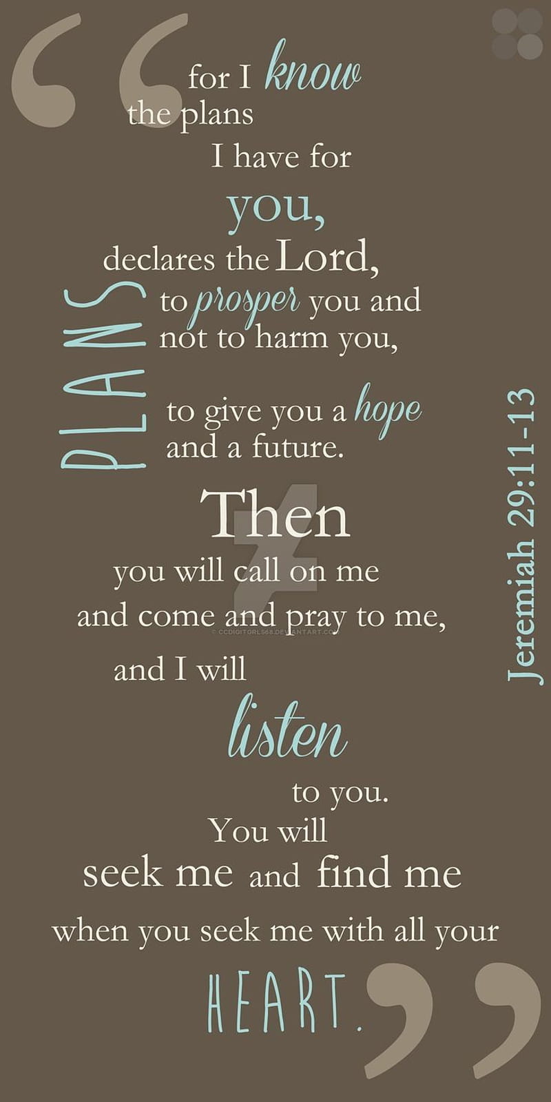 Jeremiah 2911 A Hope and a Future  Bible Verses and Scripture Wallpaper  for Phone or Computer