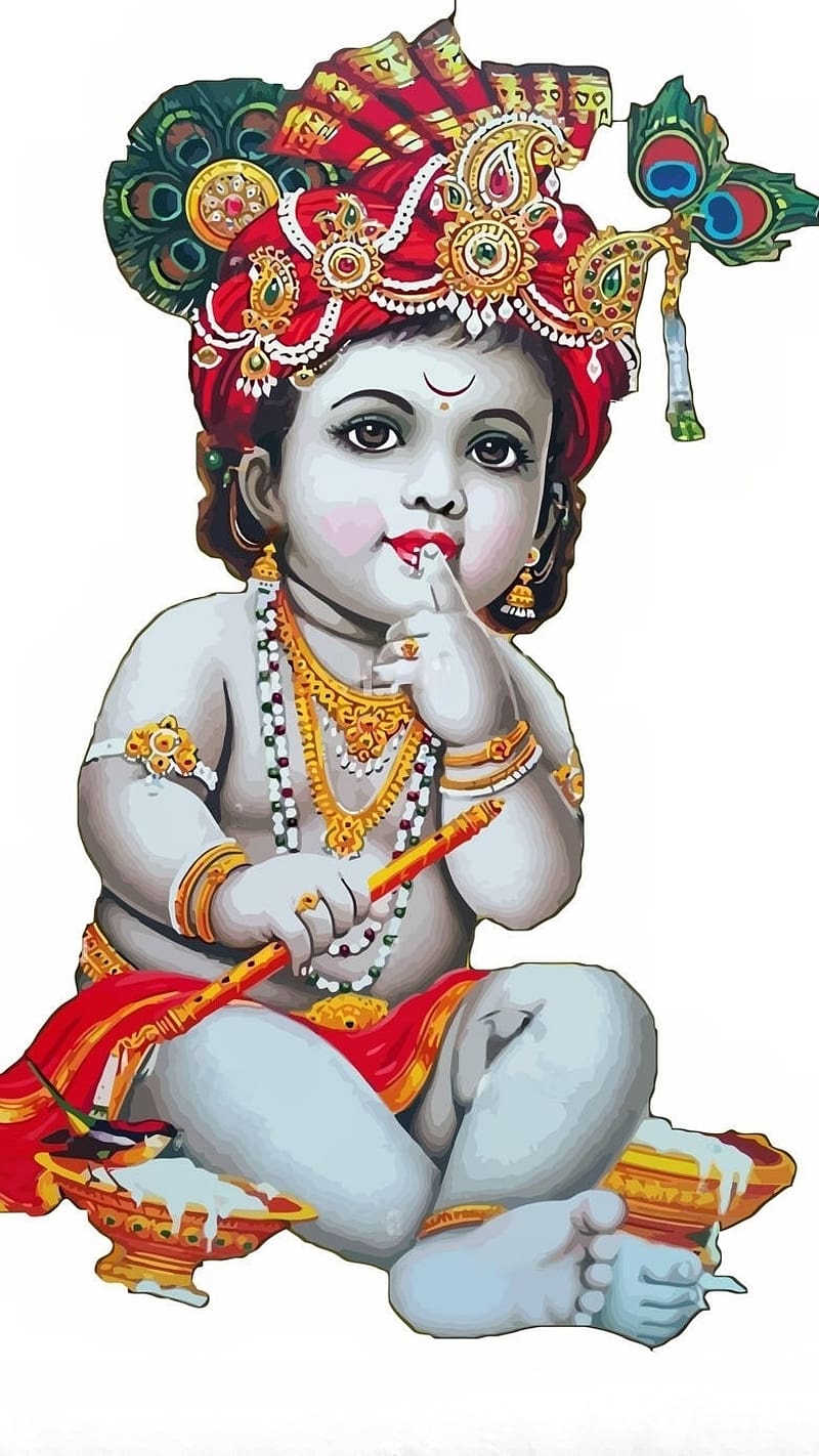 Krishna Bhagwan Ke, Baby Lord Krishna, god, kanha, HD phone ...