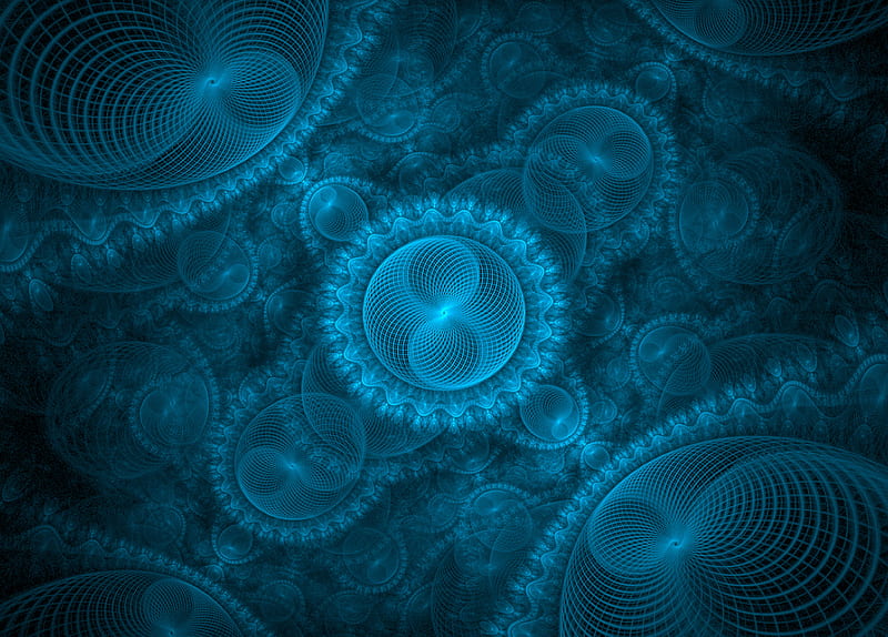 Phases Final, circle, teal, doilies, egg, depth, web, oval, texture, light, bubble, paisley, black, translucent, points of light, thick, thin, swirl, 8, spirograph, dark, intricate, spirals, figure eight, HD wallpaper