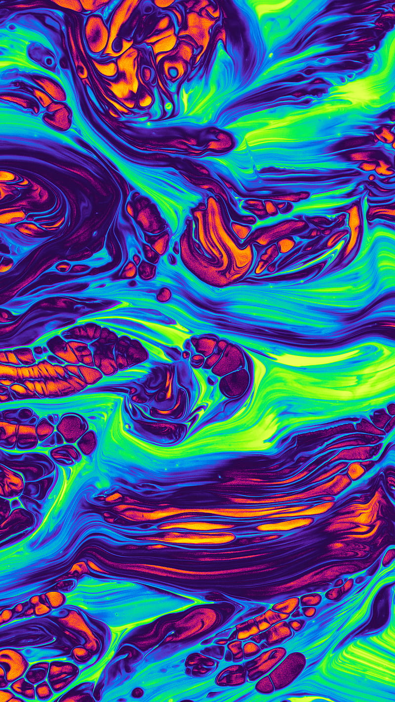 Trippy Fluid 9, Color, Colorful, Geoglyser, Trippy, abstract, acrylic ...