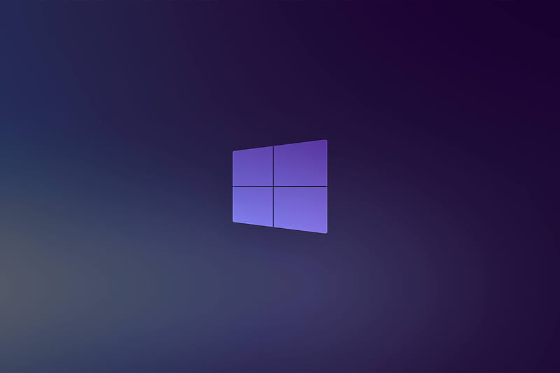 Technology, Windows 10X, Logo, Microsoft, Purple, HD wallpaper