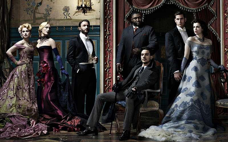 Dracula (2013–2014), Dracula, man, woman, fantasy, girl, Jonathan Rhys Meyers, actress, tv series, actor, HD wallpaper