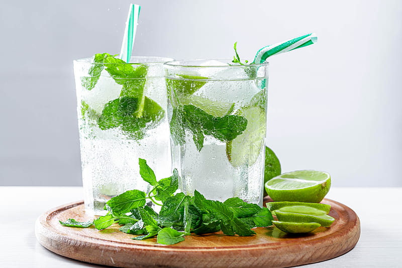Food, Cocktail, Drink, Glass, Lime, HD wallpaper