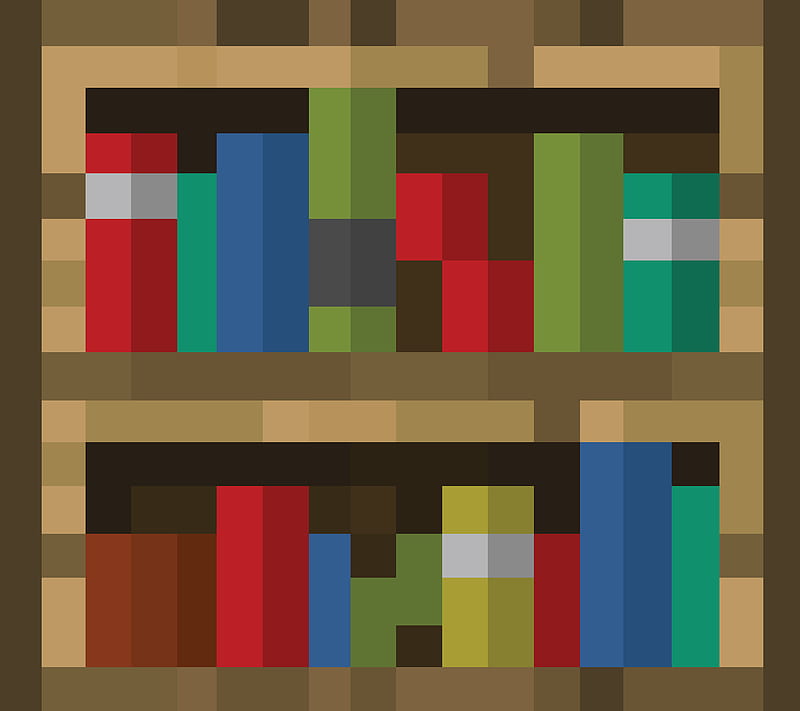 Library Minecraft, library, minecraft, HD wallpaper