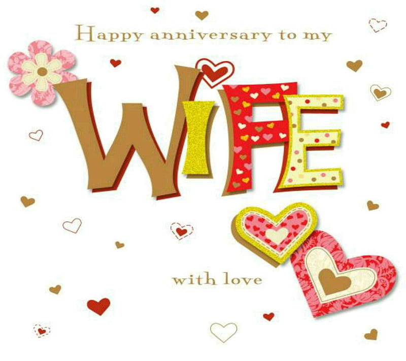 For Wife, anniversary, happy, wedding, HD wallpaper | Peakpx