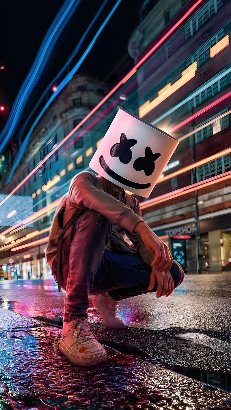 Best Whatsapp Dp, Marshmello, city lights, HD phone wallpaper