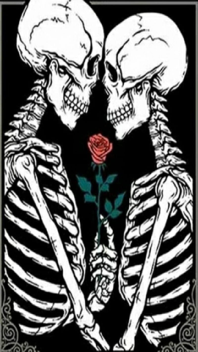 Dead Inside, celebrate, death, love, rose, skeletons, skull, sugar, HD ...