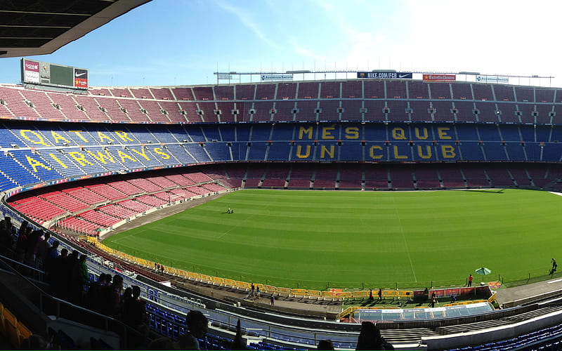 Camp Nou, football stadium, Catalonia, Spain Barcelona FC, HD wallpaper