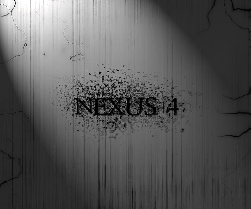 Nexus 4 Creepy Light, black and white, nexus 4, HD wallpaper