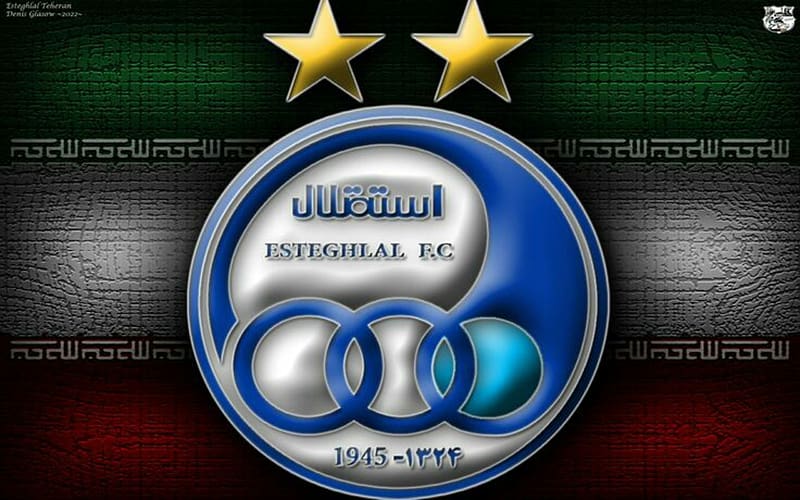 Esteghlal F.C., Logo, Iran, Esteghlal, Blue, HD wallpaper