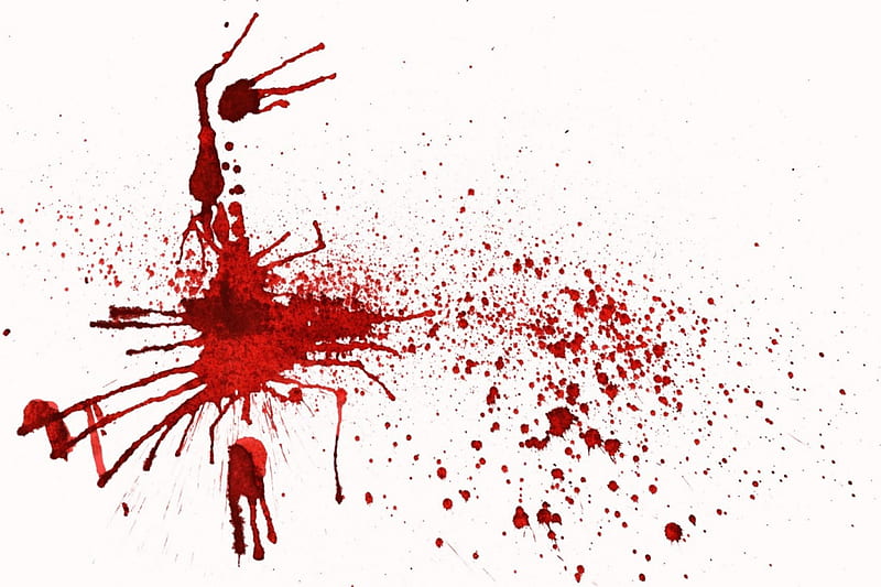 I See Fragged People, red, drips, splattered, blood, HD wallpaper