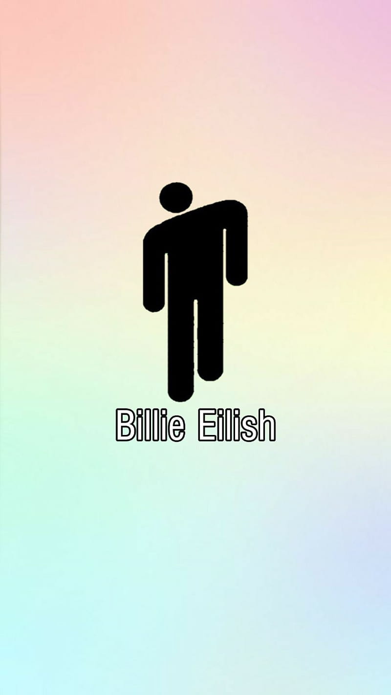 Billie Eilish, bad guy, logo, ocean eyes, HD phone wallpaper