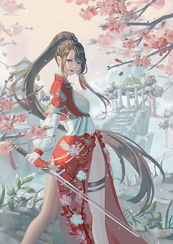 HD anime girl with sword wallpapers mang đến một không gian vô cùng thú vị cho các fan của thể loại anime. Những nhân vật nữ tuyệt đẹp thể hiện sức mạnh bằng các loại vũ khí sắc bén của mình. Hãy trang trí màn hình điện thoại hoặc máy tính của bạn bằng những bức hình tuyệt đẹp này và nhận được nhiều sự chú ý từ bạn bè.