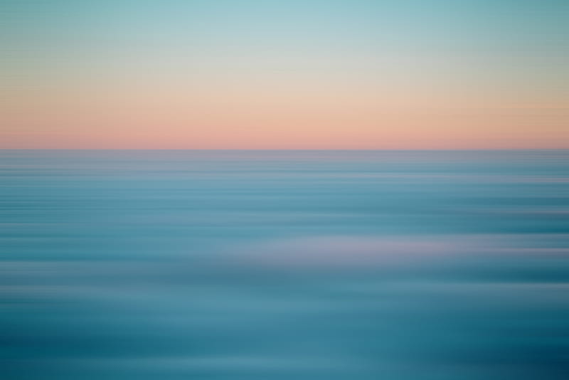 water, horizon, sky, gradient, HD wallpaper