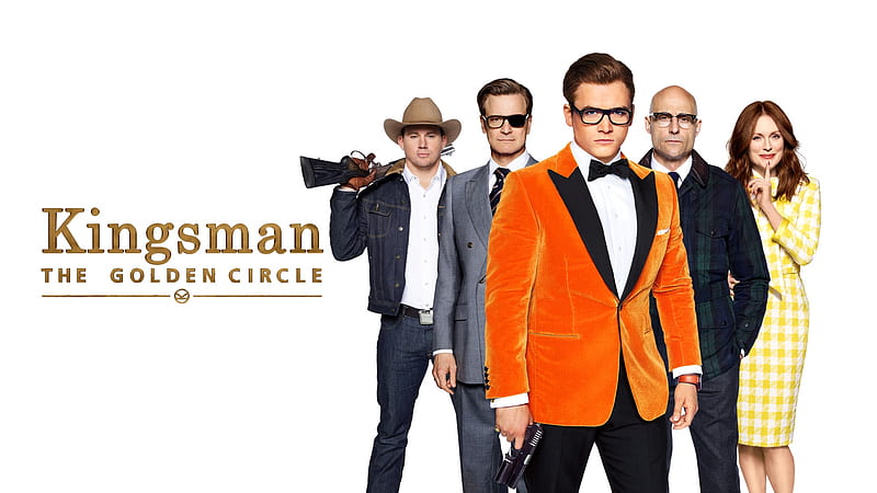 Movie, Kingsman: The Golden Circle, Channing Tatum, Colin Firth, Julianne Moore, Mark Strong, Taron Egerton, HD wallpaper
