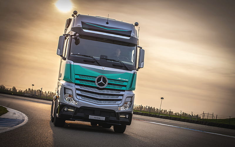 Mercedes-Benz Actros Silverstar Edition, road, 2018 truck, Actros, semi-trailer truck, Mercedes-Benz Actros, LKW, trucks, Mercedes, HD wallpaper