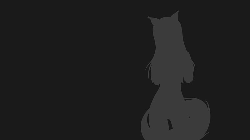 Spice And Wolf, spice-and-wolf, minimalism, wolf, artist, HD wallpaper