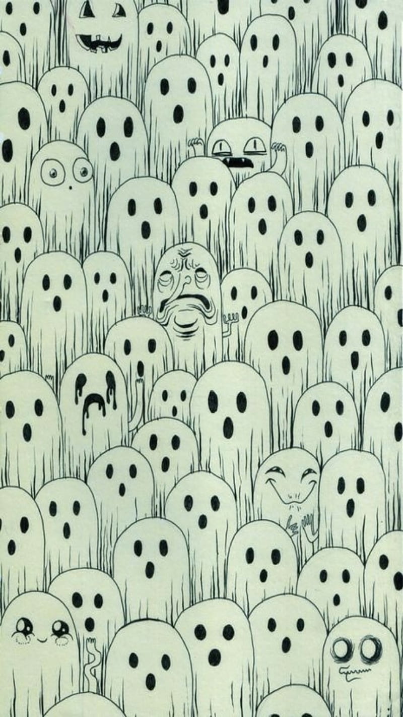 ghost pattern wallpaper