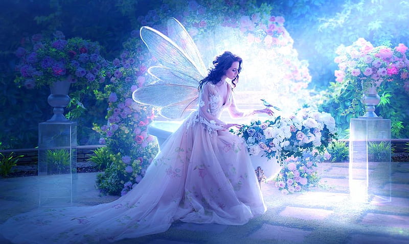 Light Fairy, ethereal, Magical, mythical, pink, Pastel, unearthly, wings,  Fairy, HD wallpaper | Peakpx