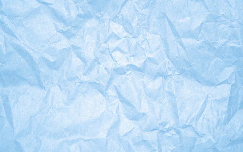 crumpled paper texture, blue paper texture, crumpled paper, blue paper background, crumpled background, HD wallpaper