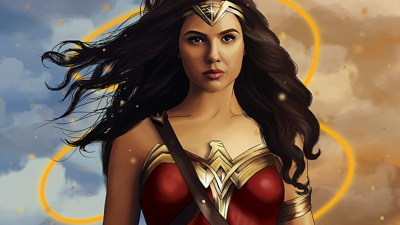 Wonder Woman Artworks, wonder-woman, superheroes, artist, artwork, behance, digital-art, HD wallpaper