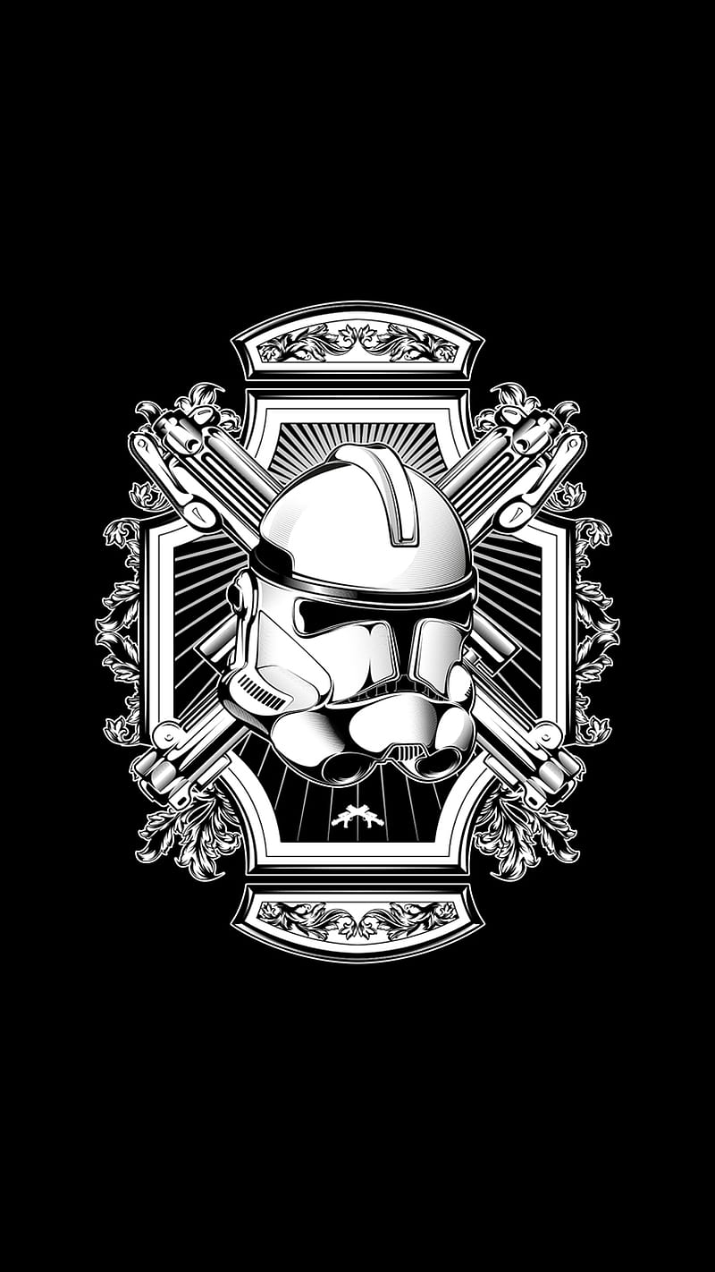 Stormtrooper, 929, black, imperial, star, storm, trooper, wars, white, HD phone wallpaper