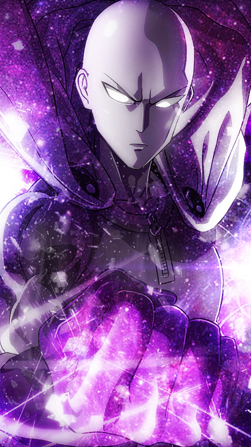One Punch Man Galaxy, galaxy, one punch man, purple, saitama, HD phone  wallpaper | Peakpx
