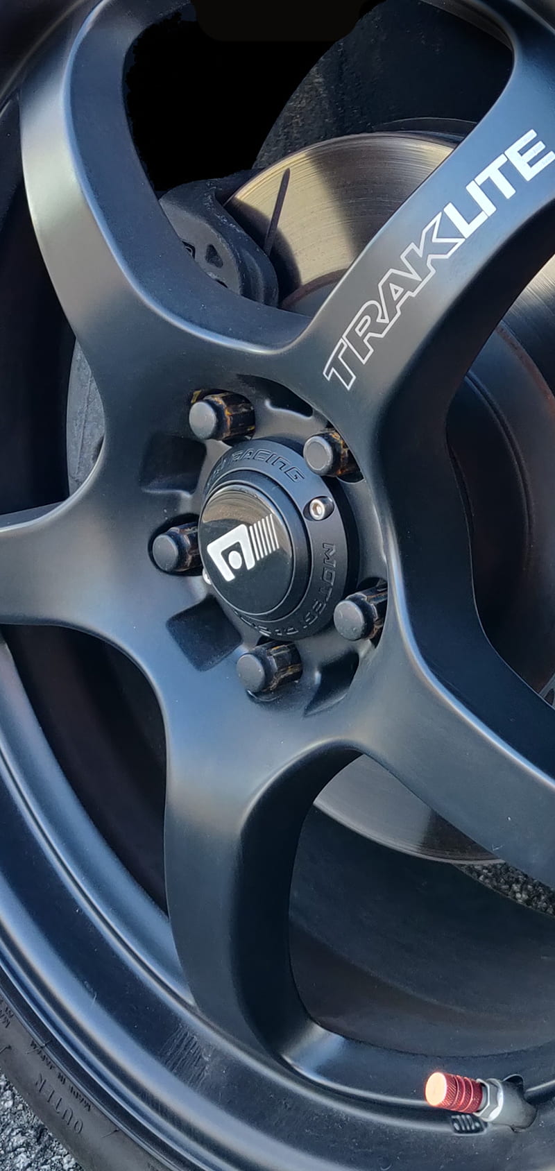 Motegi Rims Notch, black, brakes, oneplus, rotors, spokes, wheel, HD phone wallpaper